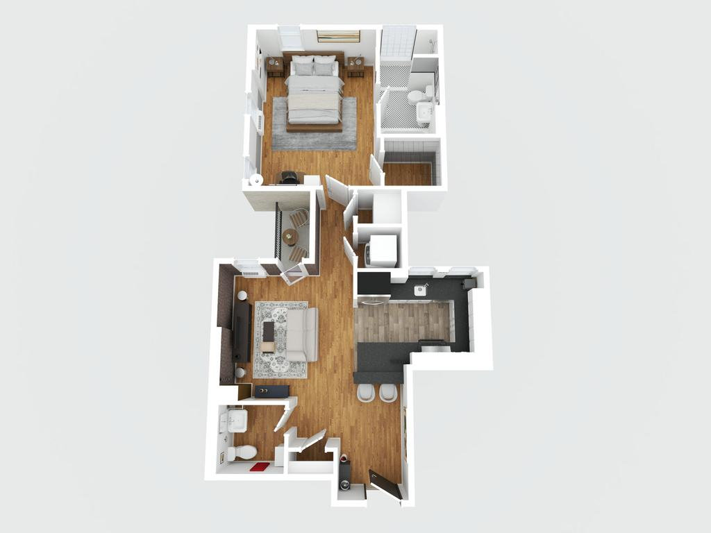 3D Floor Plan Sample 1