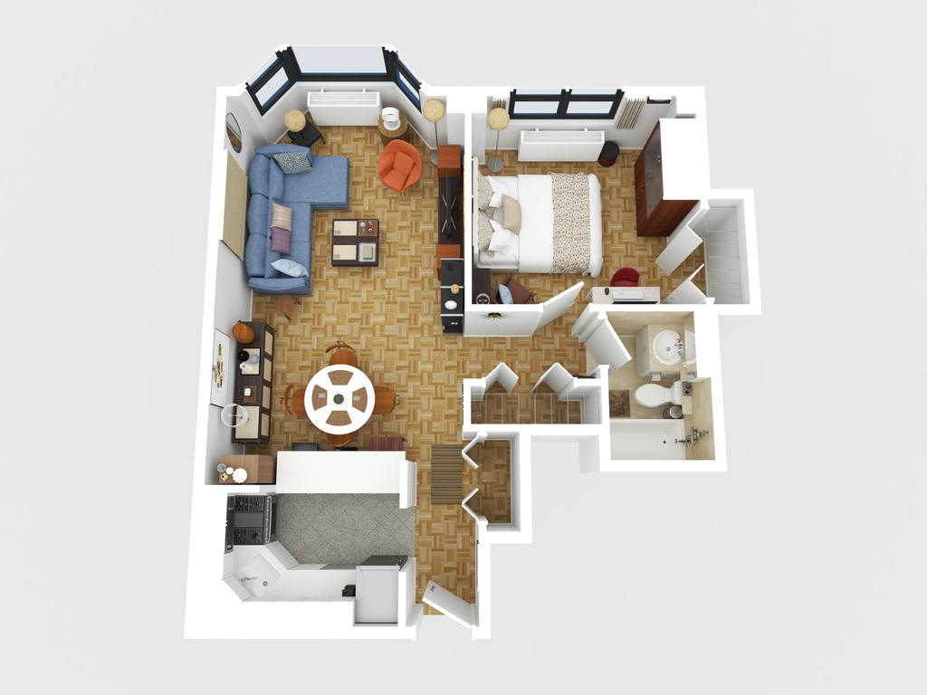 3D Floor Plan Sample 2