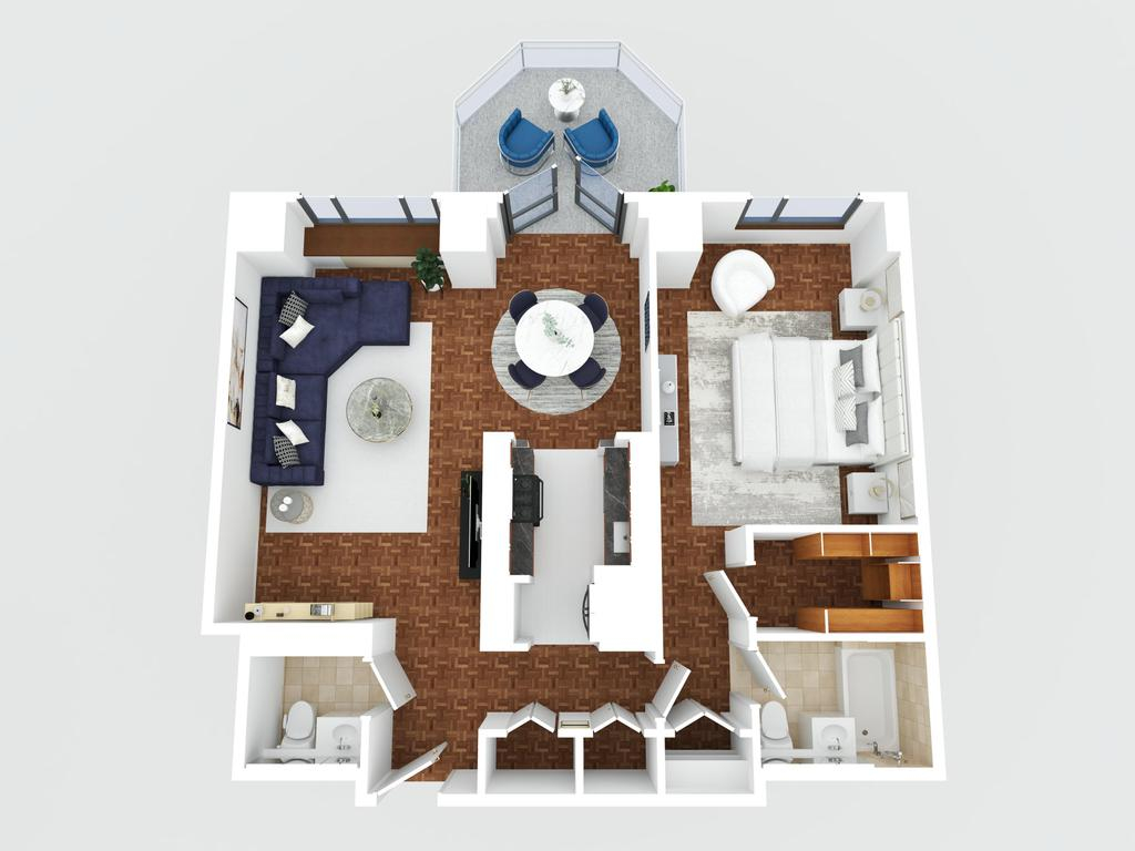 3D Floor Plan Sample 3